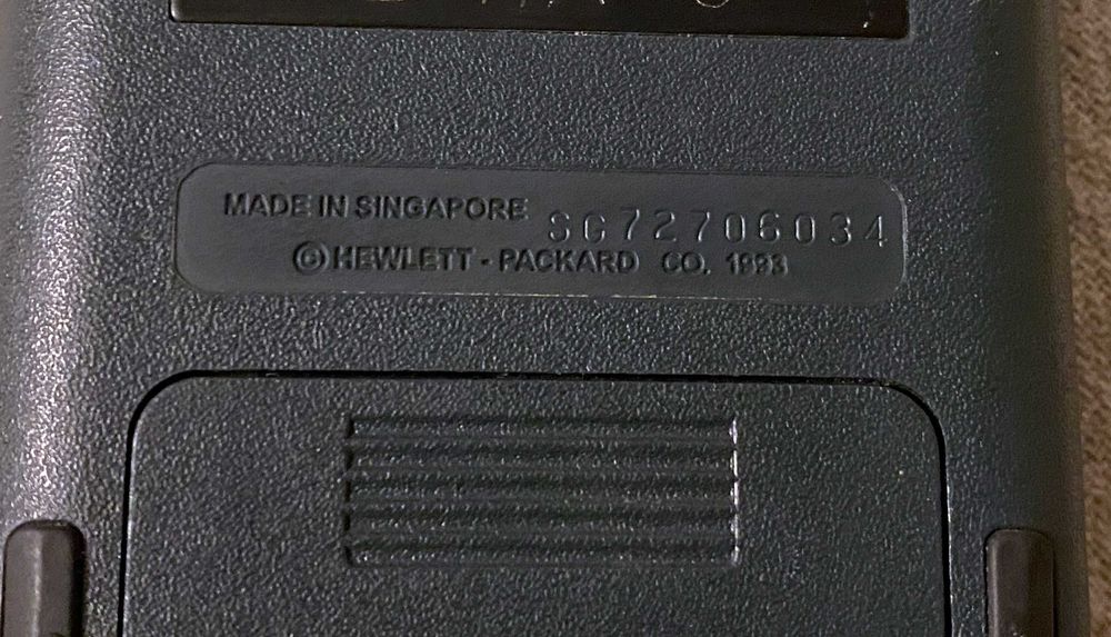 Calculator grafic HEWLETT PACKARD 48G 32 KB de RAM din 93