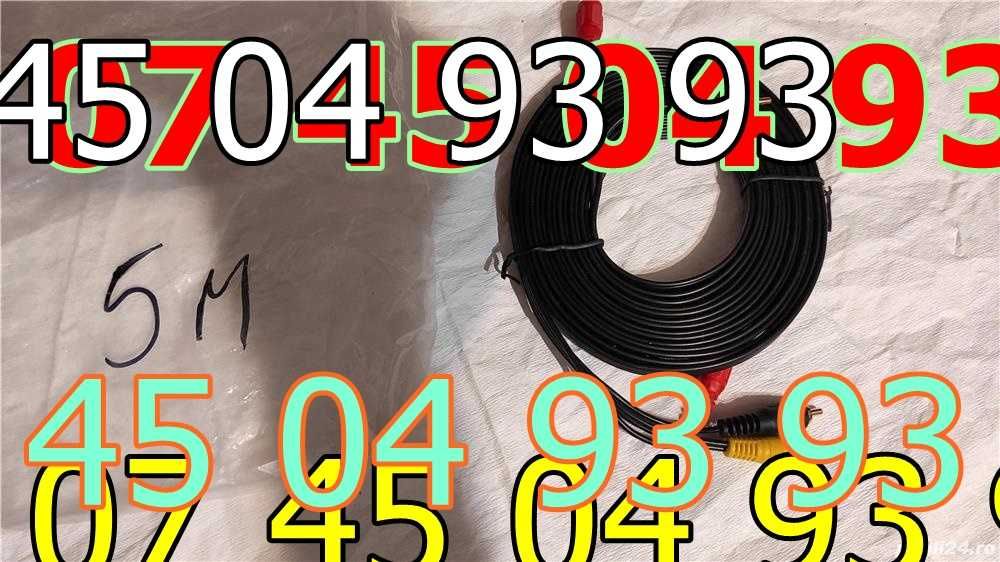 cablu 5m rca si s video produs nou