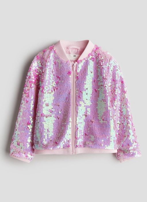 Яке бомбър HM с пайети 116см