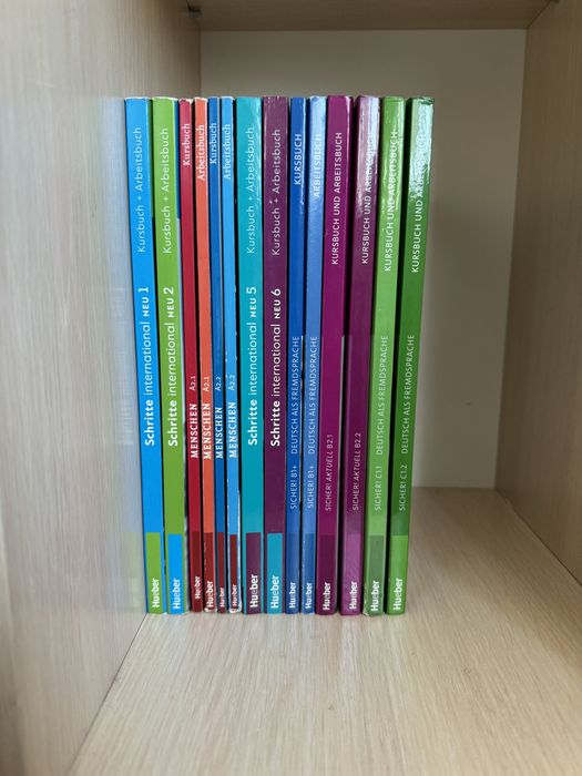 Книги Hueber от A1.1 до C1.2