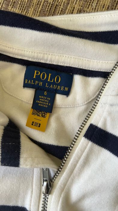 Polo Ralph Lauren детска блуза с цип за 6 години