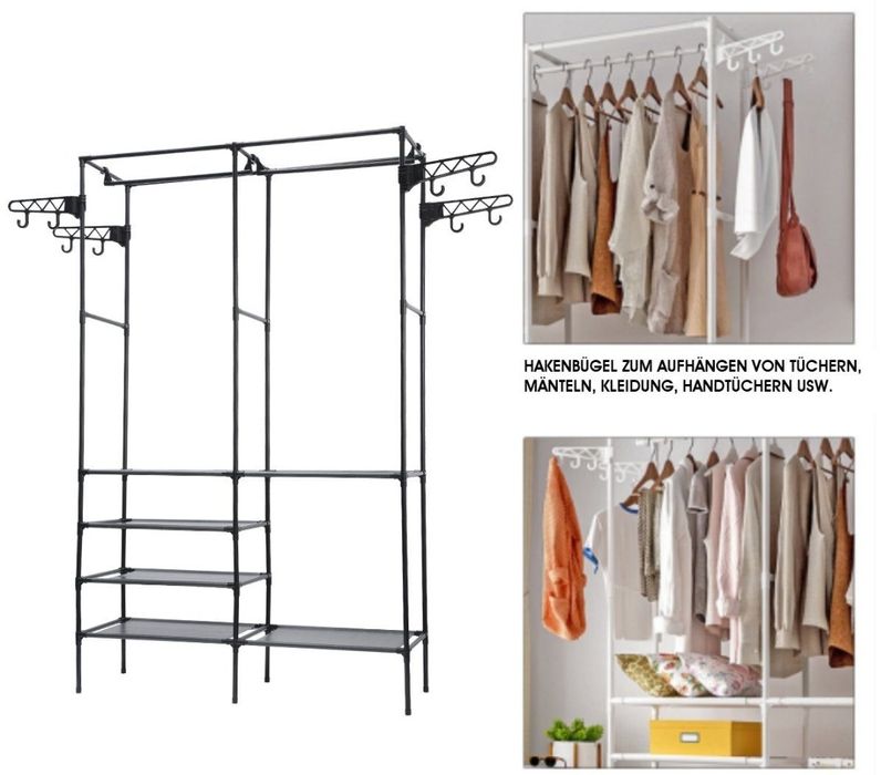 Suport pentru haine raft duport de depozitare pentru haine