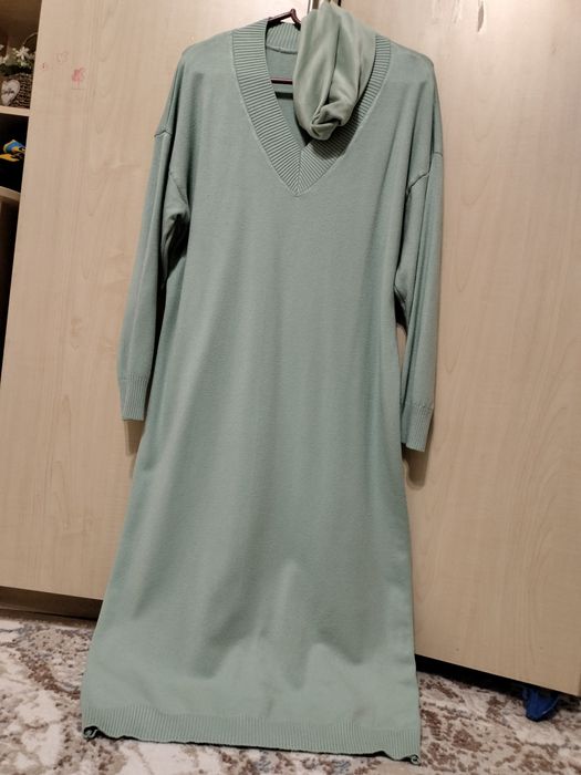 Классика платье, коричневое