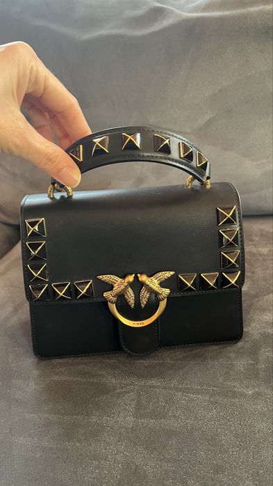 Кожена чанта Pinko