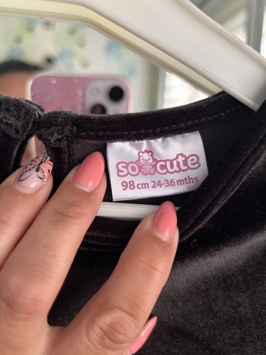 Рокля за момиче размер 98