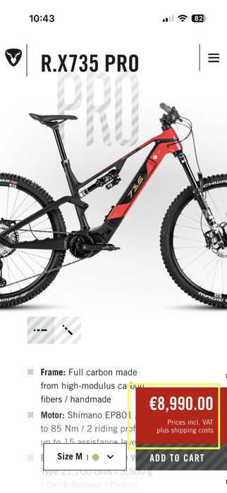 Електрически велосипед Rotwild R.X735 PRO