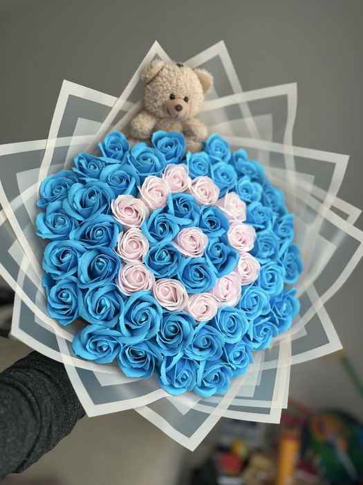 Buchete de flori din sapun personalizate