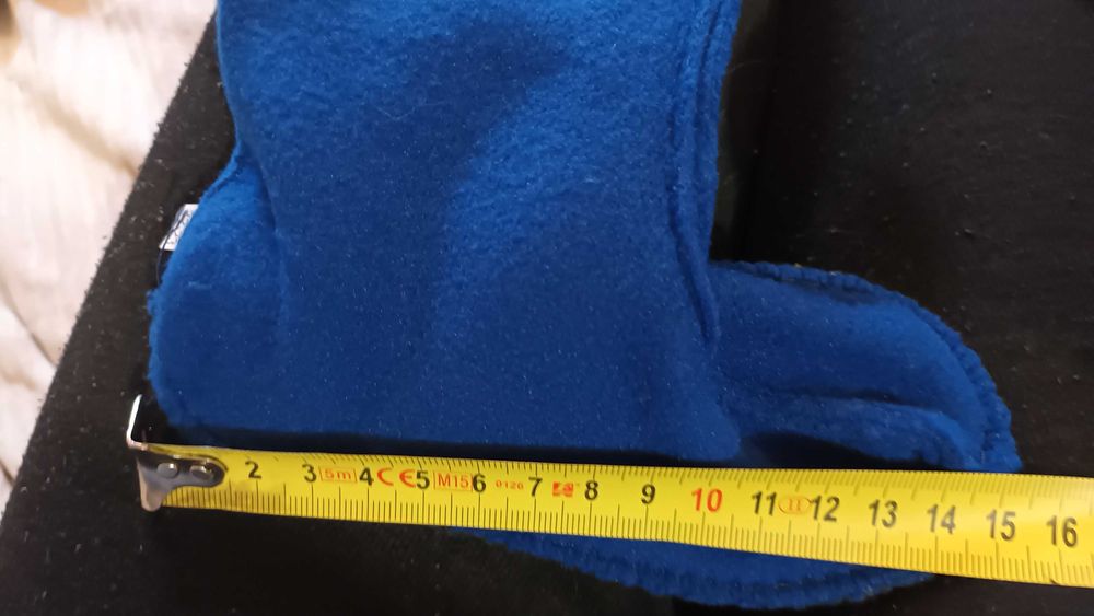 Детски гумени ботуши  " Жабки " сини номер 22-23 с чорапки