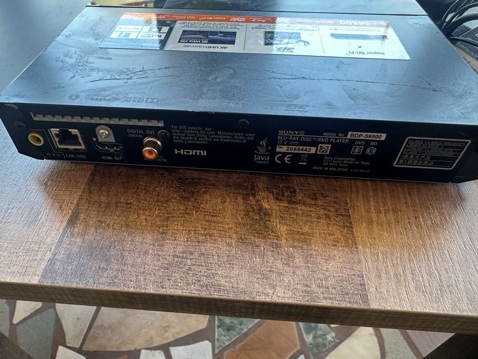 Sony BDP-6500 плейр  БЕЗ ДИСТАНЦИОНО