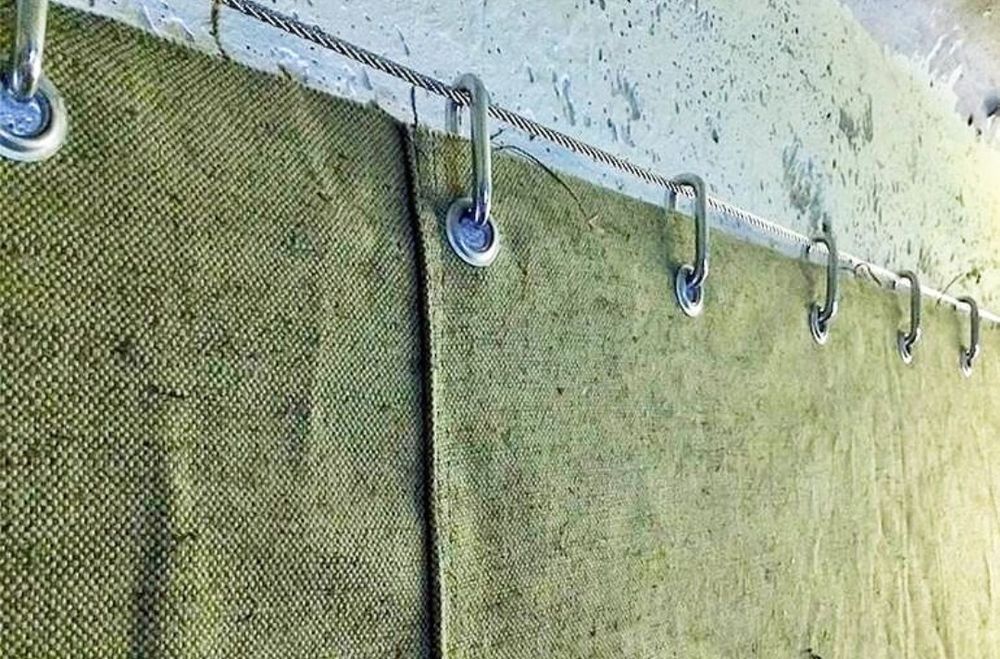 Шторы для ворот брезент