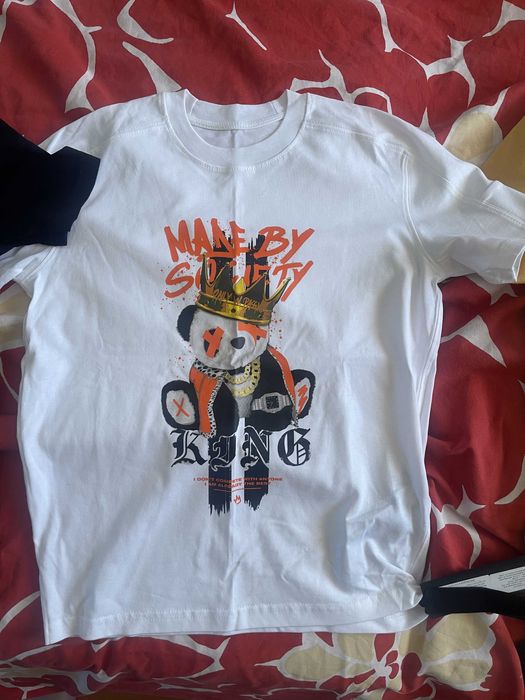 НОВИ!!!Тениски с печат MADE BY SOCIETY 7-10г.