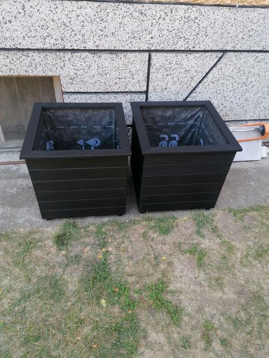 Дървени Кашпи размери по поръчла