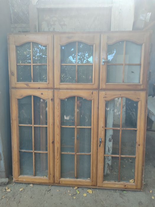 Окна3штуки размеры ширина 154см высота 175см срочно продается