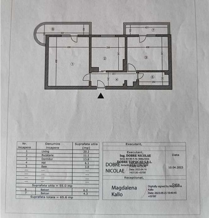 [DIRECT PROPRIETAR] Apartament 2 camere de vânzare în Zona 1 Decembrie 1918 – 66 mp
