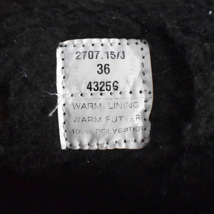 Cizme J-Tex negre cu puf