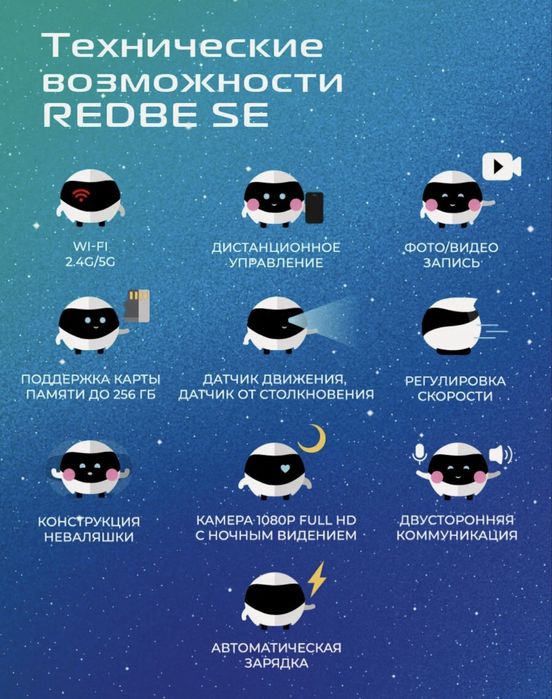 Умный робот-друг Red Solution REDDY SE.