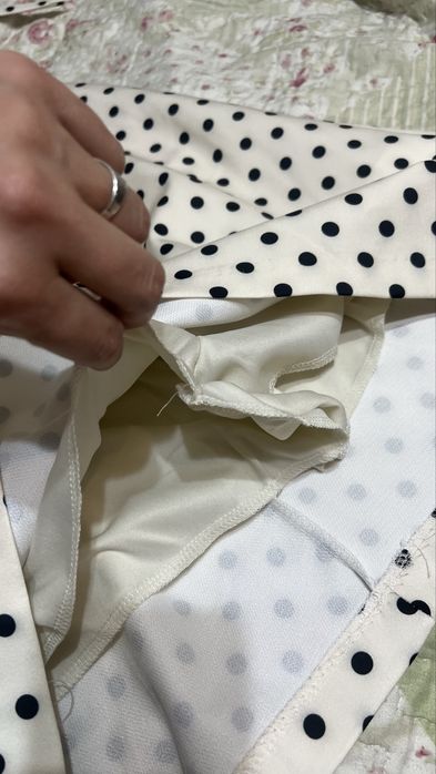 Платье в горошек в стиле zara