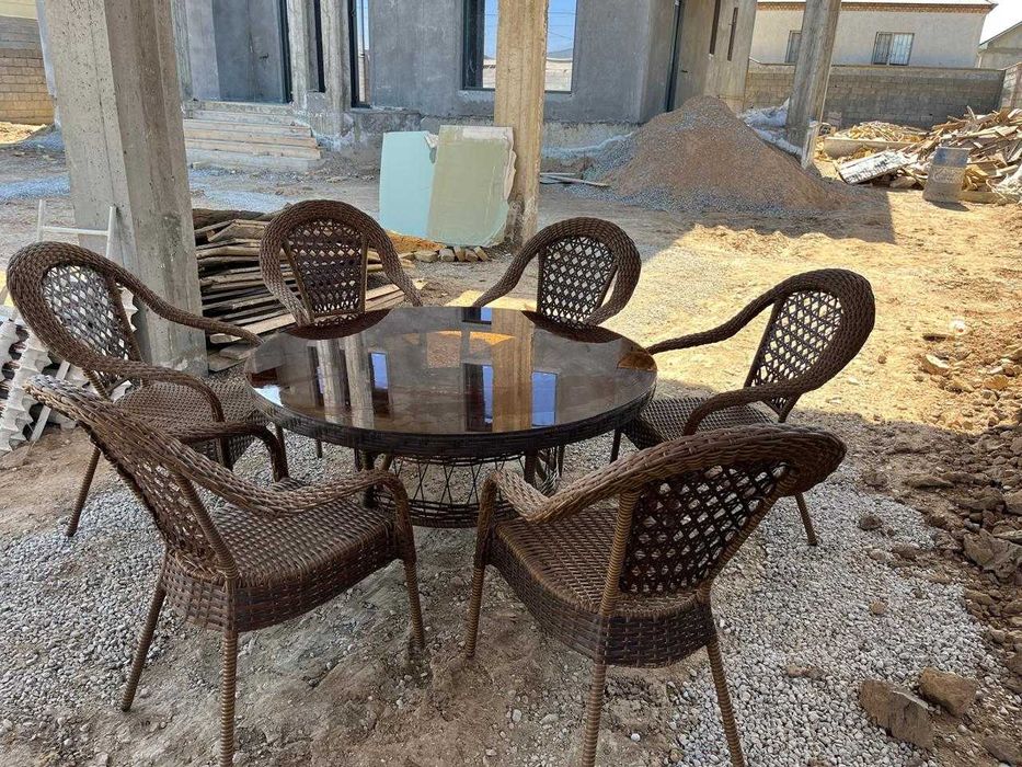 Ротанговая мебель для сада