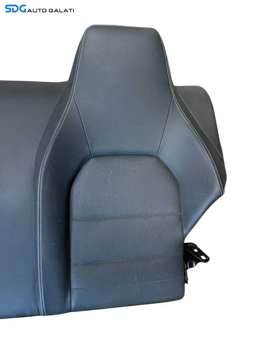 Bancheta Spate Sezut cu Spatar Piele Neagra Mercedes Clasa E Class W207 A207 C207 Coupe Cabrio E180 E200 E220 E250 E300 E320 2009 - 2016 [C9297]