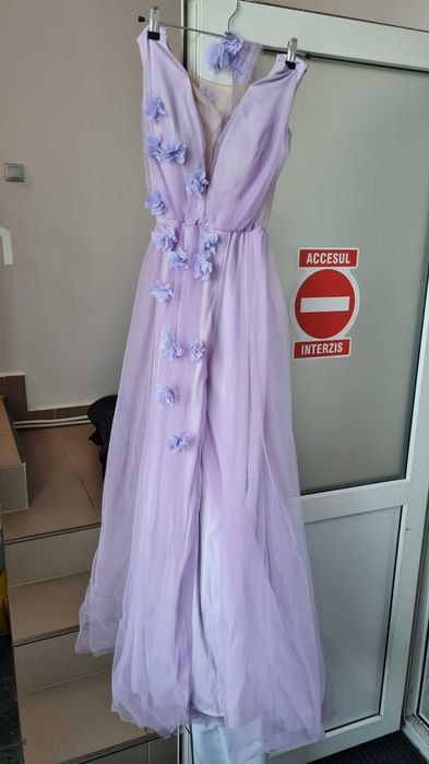 Rochie de ocazie, de nunta, Femei/Fete, Violet, Vara, XXS-XS