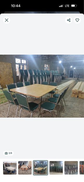 Стол и стул на заказ САМАРКАНД