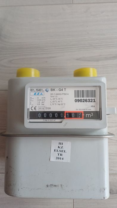 Счётчик газа ELSEL BK-G4T