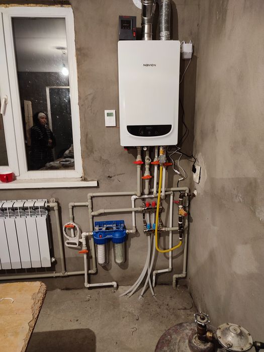 Чистка ремонт газовых котлов.