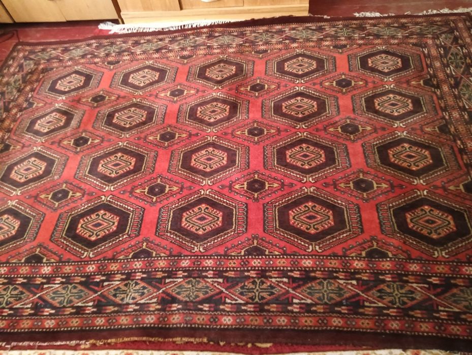 Антикварный афганский ковер 3 на 2.