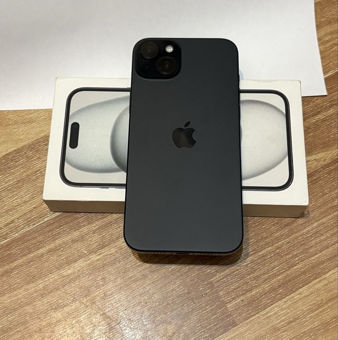 Смартфон Apple iPhone 15 Plus 128Gb черный Айфон 15 плюс