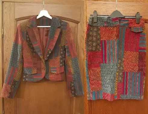 Tunici etno/indiene/boho-chic si costum sacou/fusta velur M, noi