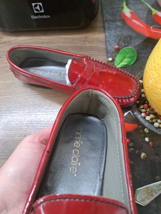 Mocasini din piele Marie Claire