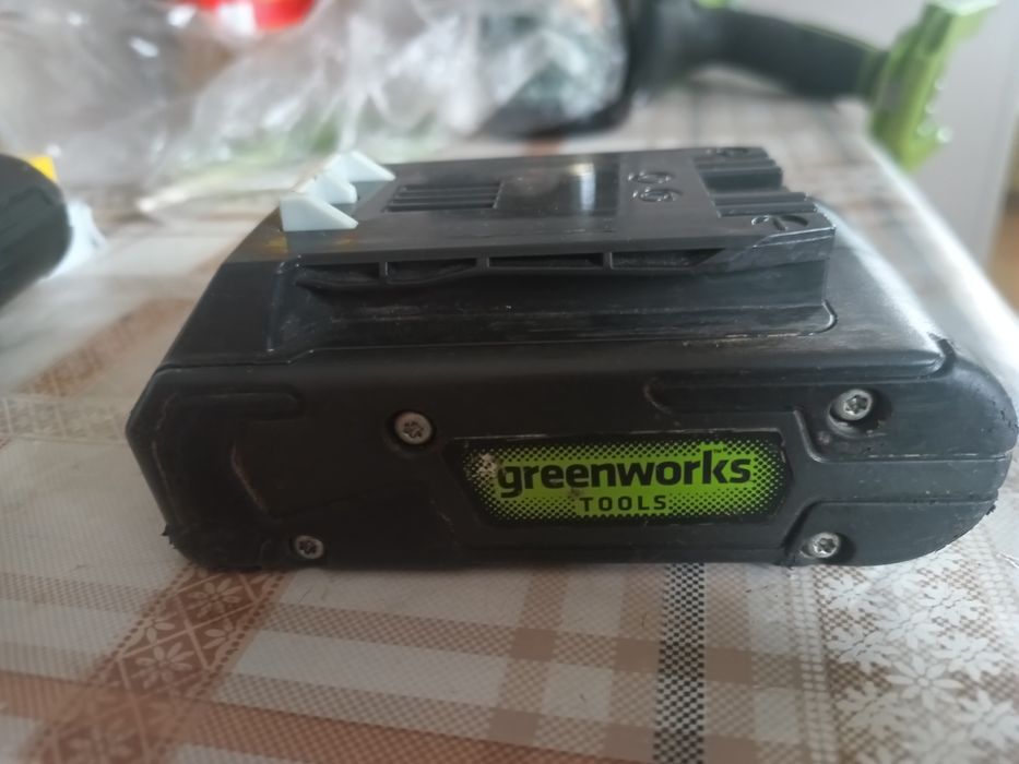 Acumulator, Greenworks, 24 V, 3.5 Ah, Negru