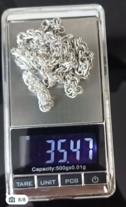 Продам крест, цепь 925 пробы серебро.