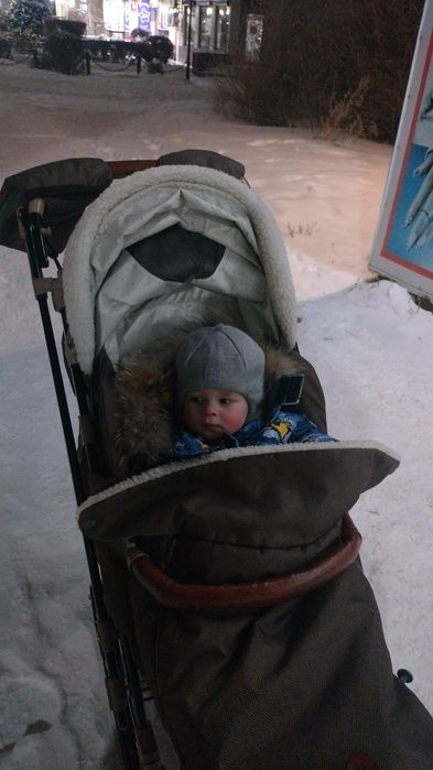 Санки коляска б/у