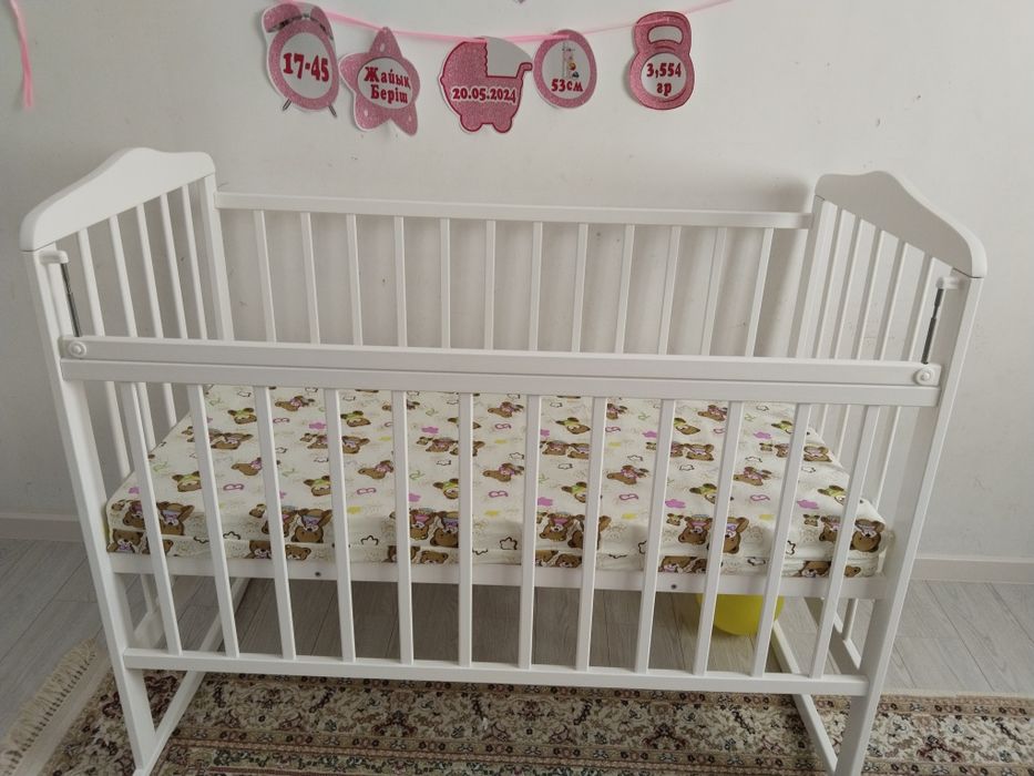 Манеж с матрасом