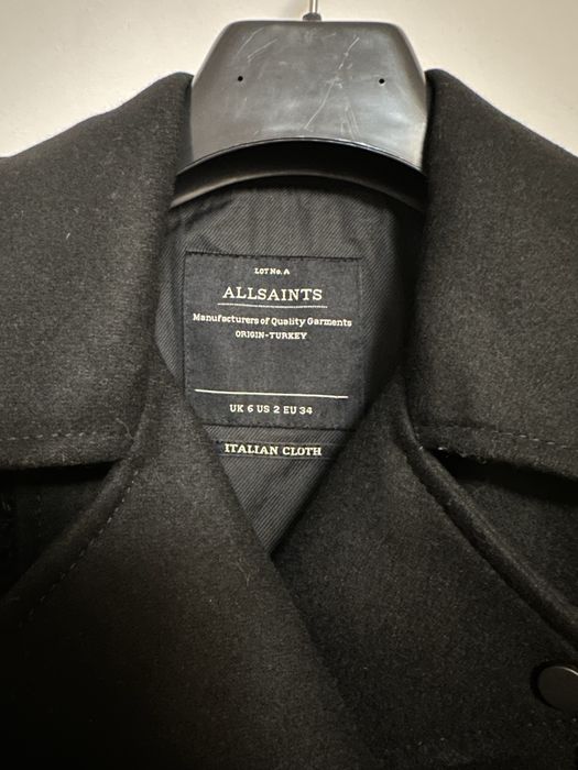 Allsaints geaca piele lana