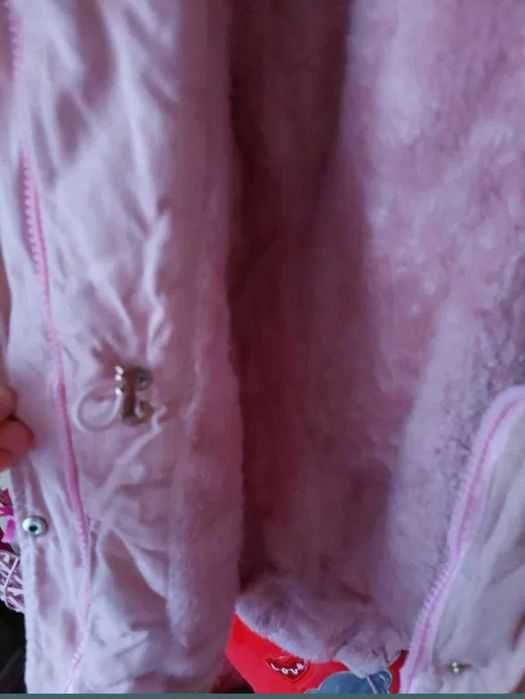 Geacă groasa căptușeală blana 8/11 ani