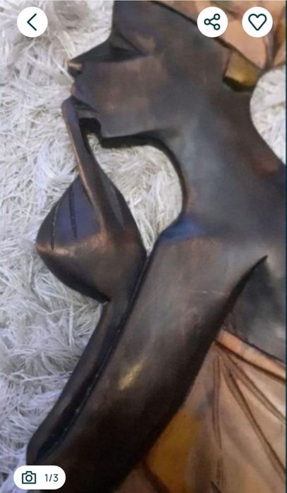 Tablou vitange figurina
