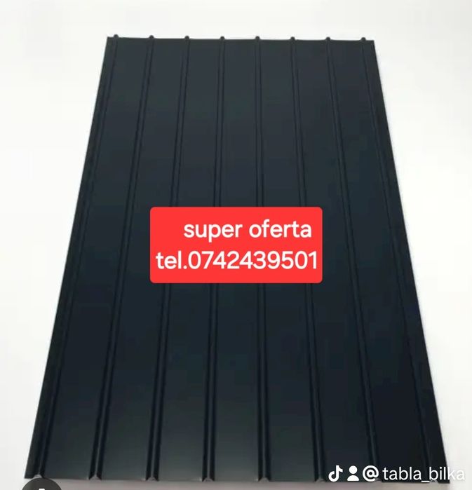 tabla cutata zincata vopsita