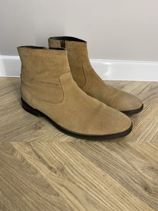 Мъжки боти Челси от естествен велур PIER ONE 42