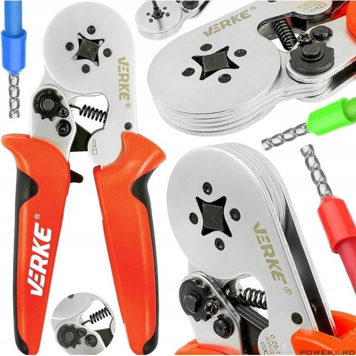 Cleste de sertizare pentru terminale izolate si neizolate,