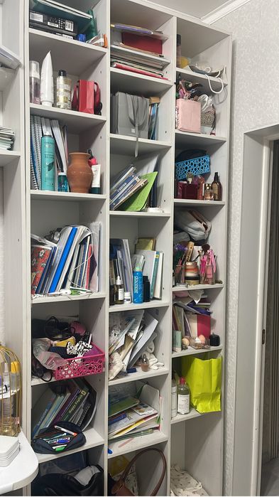 шкаф, полки, стол