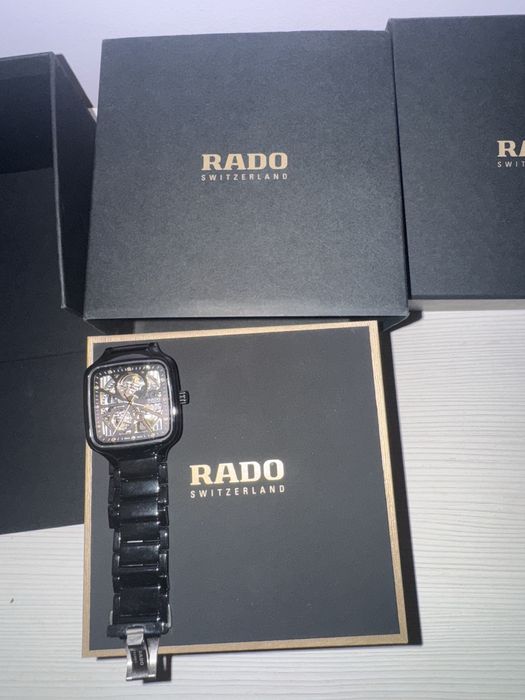 Часы Rado True Square Automatic Open Heart (версия с бриллиантами)