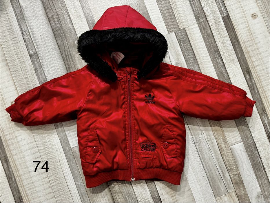 Geaca Adidas marimea 74 rosie