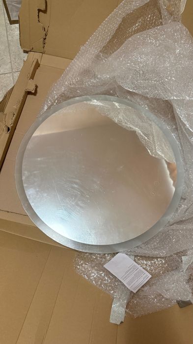 Oglindă rotundă cu leduri