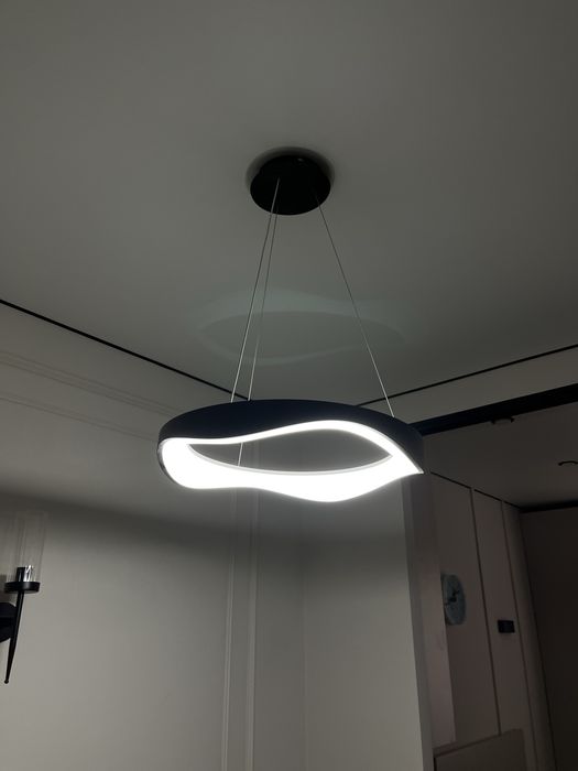 Люстра LED + Настенное бра (Лофт/Минимализм)