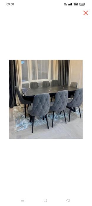 Комлект стол со стульями