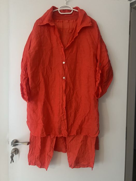 Ленени комплекти риза с панталон