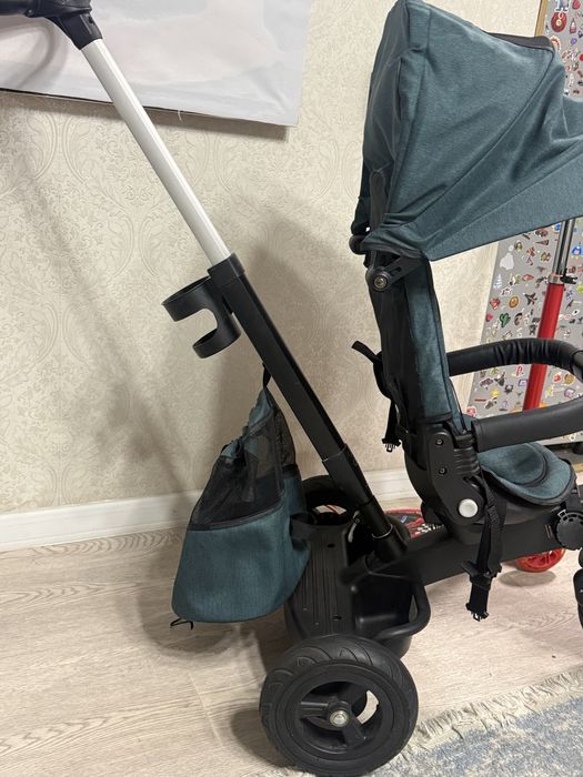 Велосипед с родительской ручкой!