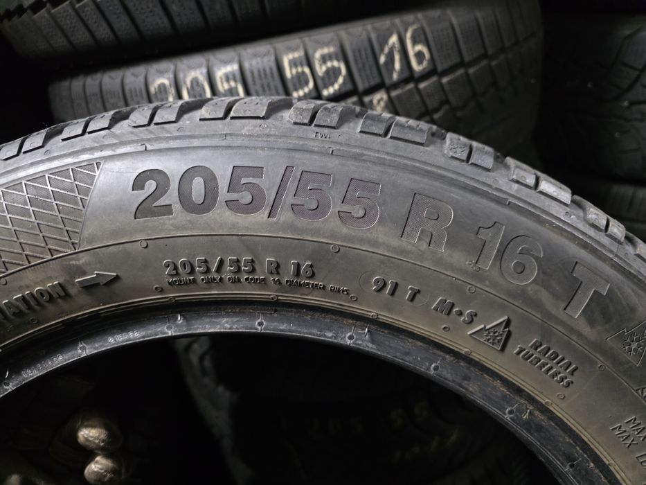 1бр Зимни гума 205 55 16 - Continental